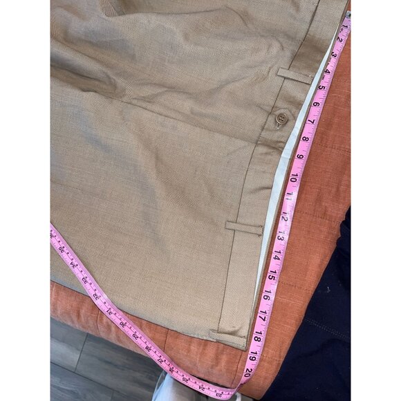 Canali Mens Tan Wool Dress Pants Size 42 Slim Fit - Picture 8 of 11